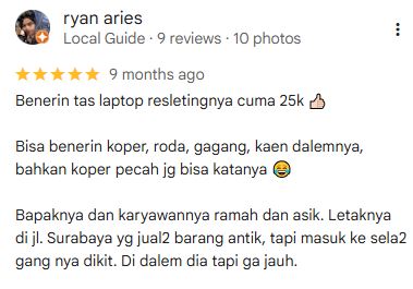 Review Pelanggan 1